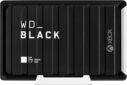 WD_BLACK 12TB D10 Game Drive for Xbox - Desktop External Hard Drive HDD (7200 RPM) with...