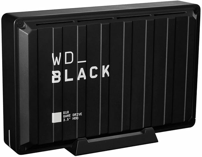 WD_Black D10 8TB Game Drive for Xbox, External HDD, Transfer speeds up to 250 MB/s, 7200RPM...