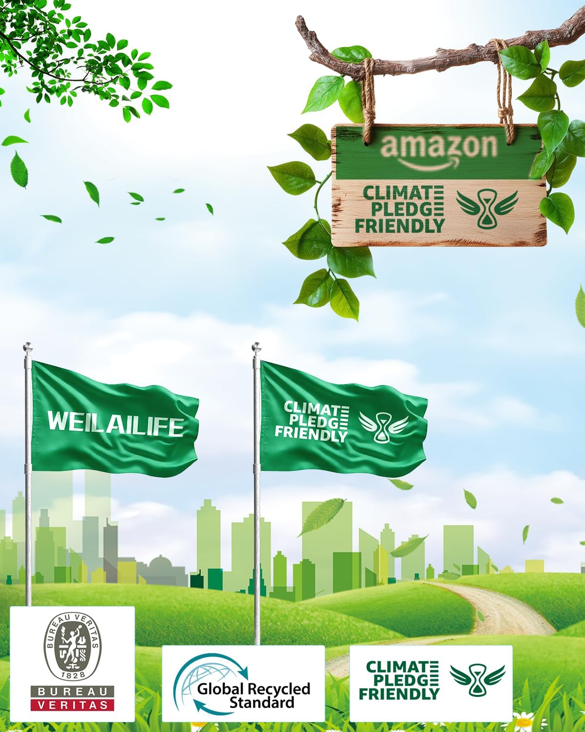 WEILAILIFE Universal Security Camera Covers Shield Sun Rain, Waterproof Protective Roof for...