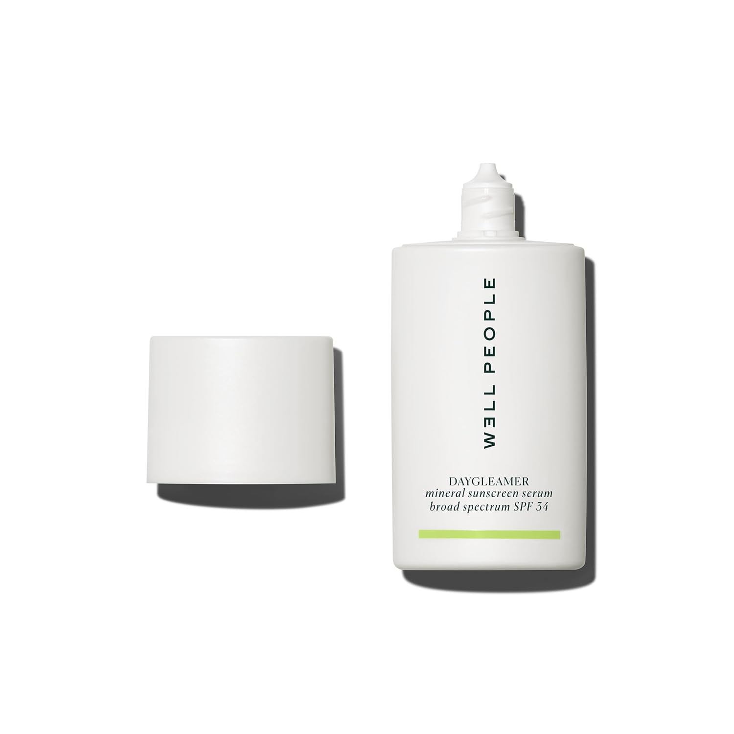 Well People Daygleamer Mineral Sunscreen Serum SPF 34, Blendable Formula with Vitamin C &...