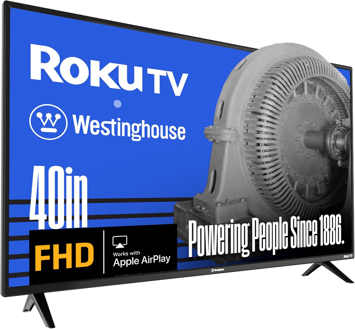 Westinghouse Roku TV - 40 Inch Smart TV, 1080P FHD Television with Wi-Fi Connectivity and...