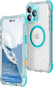 WIFORT for iPhone 16 Pro Max Waterproof Case, [IP68 Underwater] [Blue Light Filter Lens]...