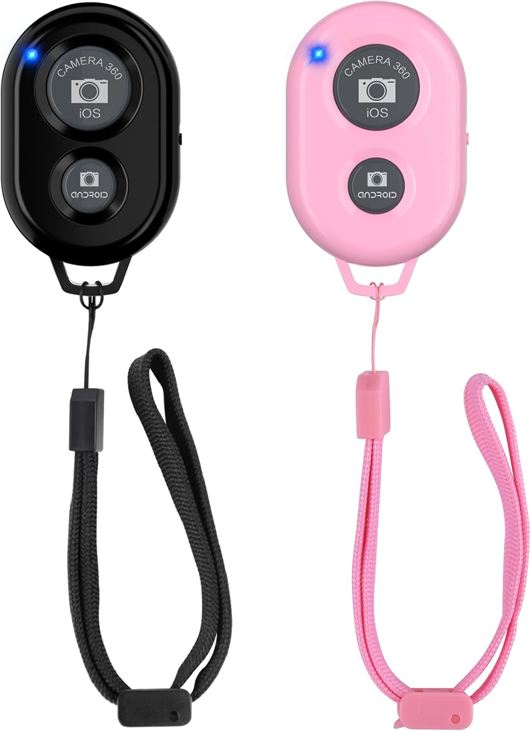 Wireless Camera Remote Shutter for Smartphones (2 Pack), Zttopo Wireless Phone Camera Remote...