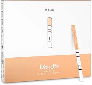 Wondfo Early Result Pregnancy Test Strips - Get Results 6 Days Sooner Than Missed...
