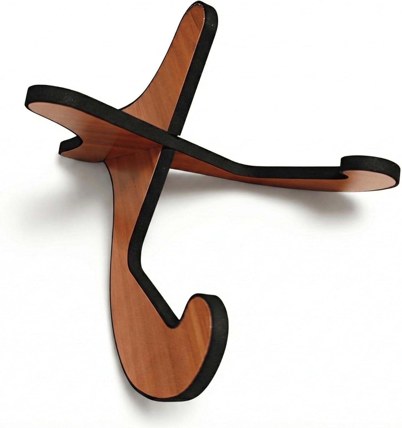 Wooden Ukulele Stand, Smell-Free Portable Foldable Floor Holder for Violins, Mandolins...