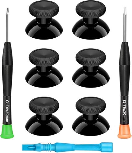 Xbox One Controller Joystick Replacement - 6PCS Original Thumbsticks Analog Thumb Sticks...