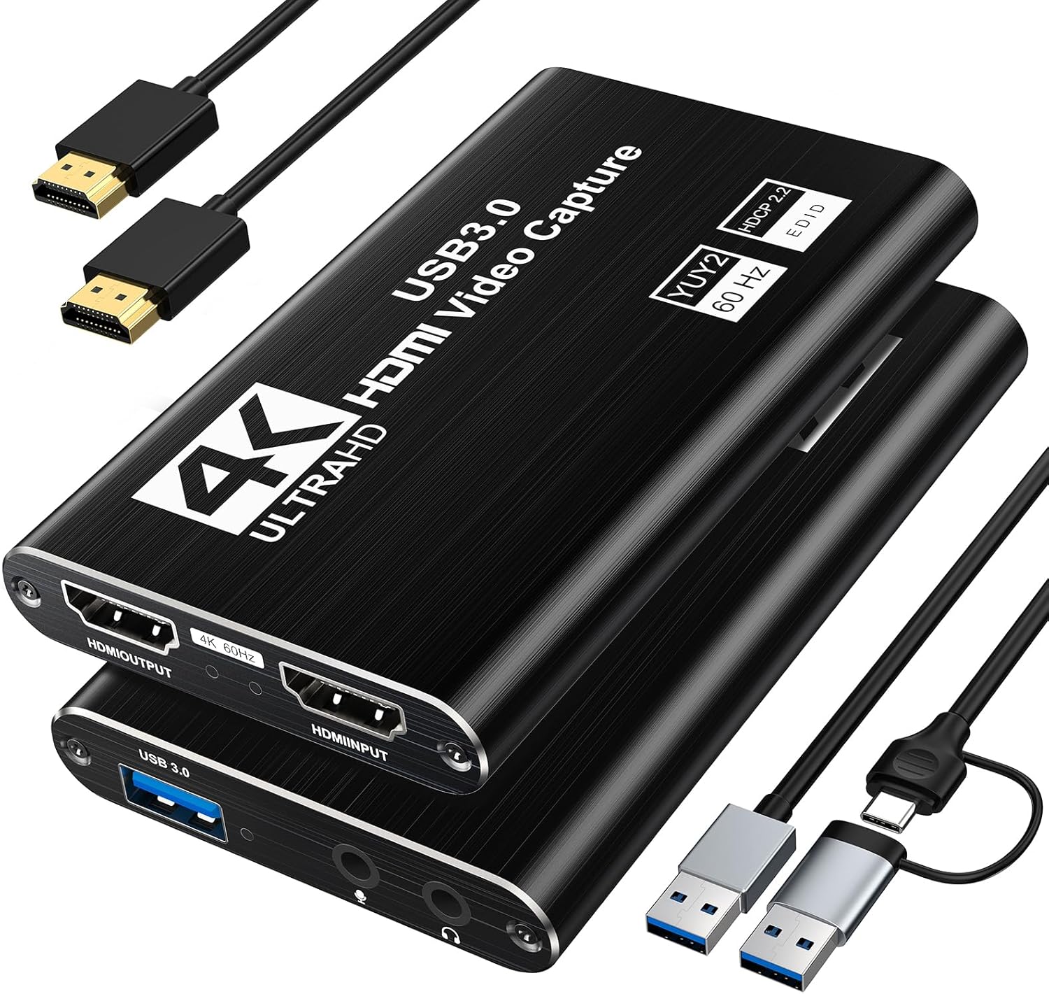 XIIXMASK USB 3.0 Video Capture Card, 1080P 60FPS Capture with HDMI Loop-Out | Capture card...