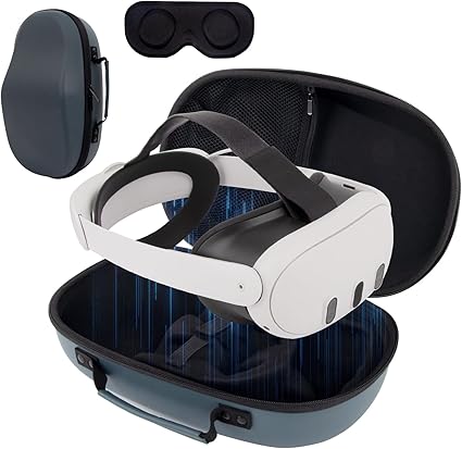XINGFUDAO Case Designed for the Meta Quest 3 headset, Touch Plus controller, charging cable...