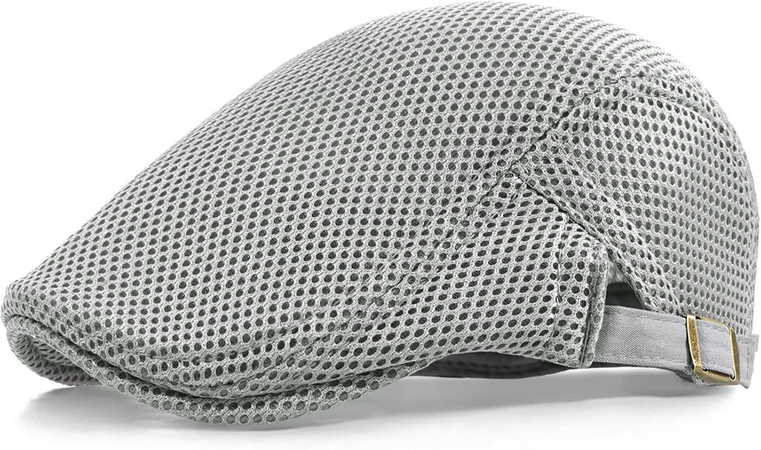 Xinveen Men's Mesh Cap Breathable Summer Newsboy Hat Adjustable Beret Ivy Cap Irish Cabbie...