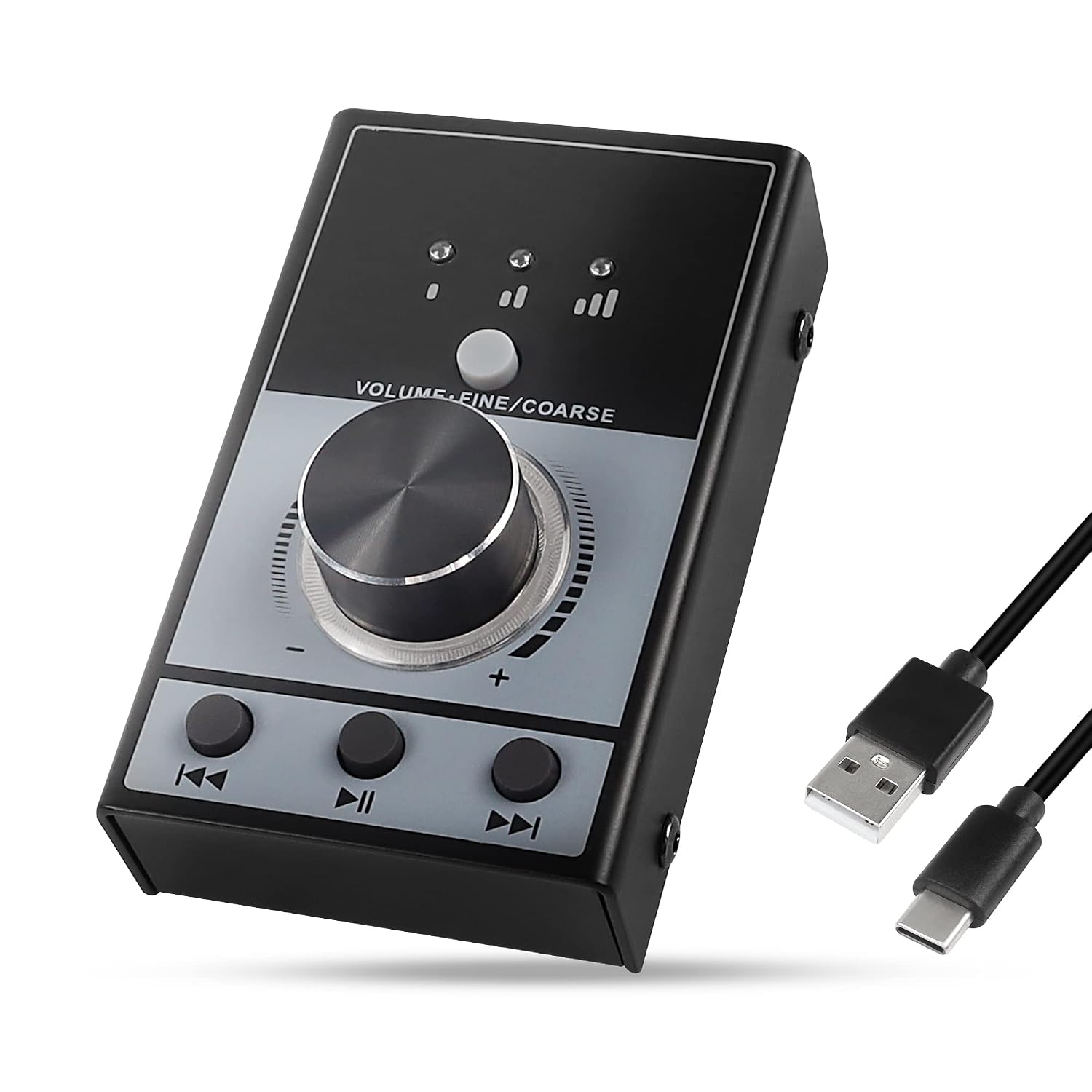 XMSJSIY USB Volume Knob Controller Multimedia Computer Sound Controller with...