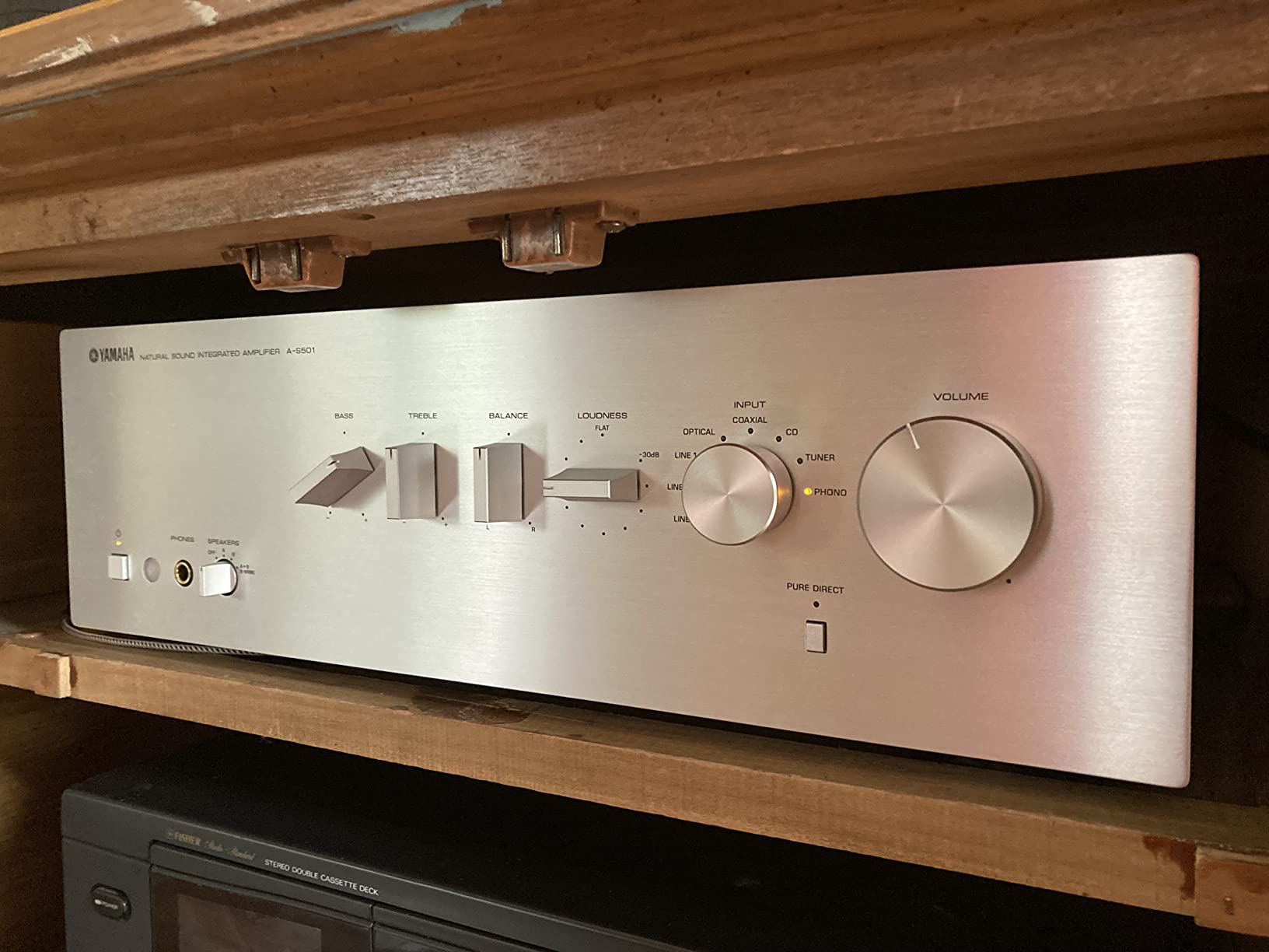 YAMAHA A-S801SL Natural Sound Integrated Stereo Amplifier (Silver)