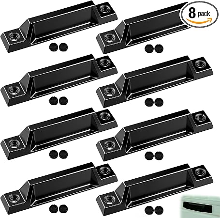 Yaocom 8 Pcs Window Sash Lift Deluxe Sash Lifter, 3-5/16", Window Handle Die-cast Zinc... image