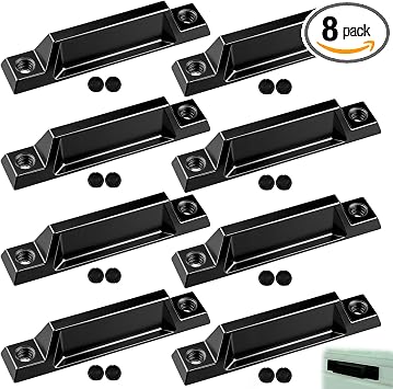 Yaocom 8 Pcs Window Sash Lift Deluxe Sash Lifter, 3-5/16", Window Handle Die-cast Zinc... image