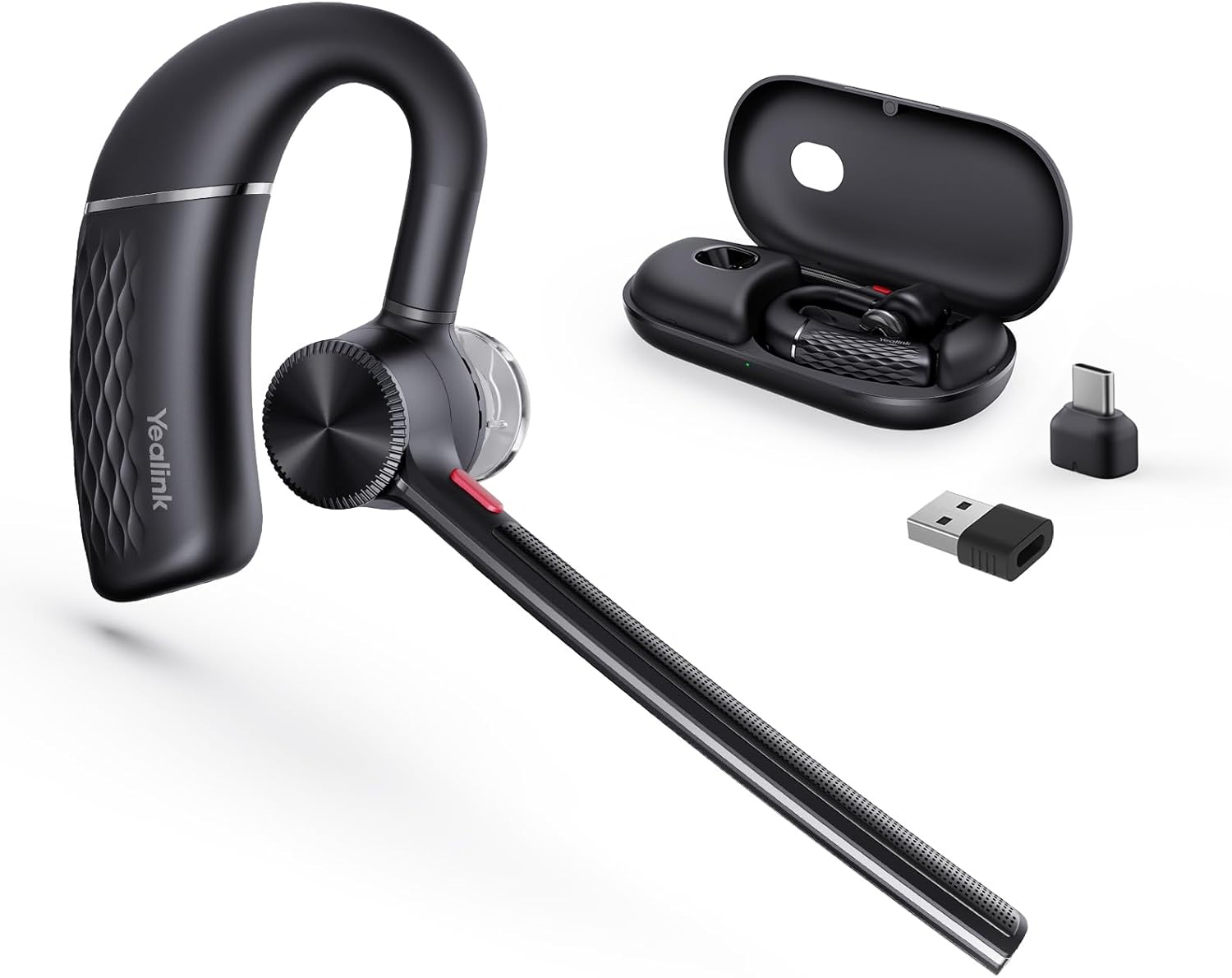 Yealink BH71 Pro Bluetooth Headset with USB-C/A Dongle, Teams Certified, Wireless Earpiece...