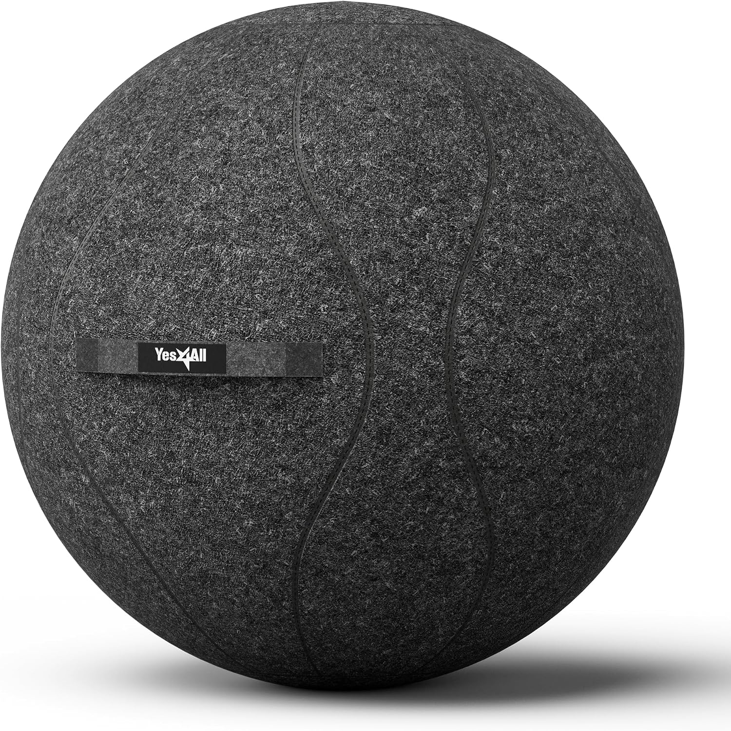 Yes4All Exercise Office, 400lbs Capacity Anti-Burst Yoga Weight Self-Standing Sitting Ball...