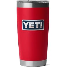 YETI Rambler 20 oz Stainless Steel Vacuum Insulated Tumbler w/MagSlider Lid