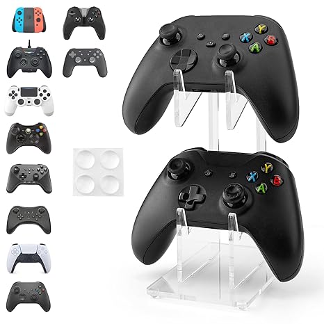 YIBEICO 2-Tier Game Controller Holder for Xbox Series X, Xbox, 360, Ps5, Ps4...