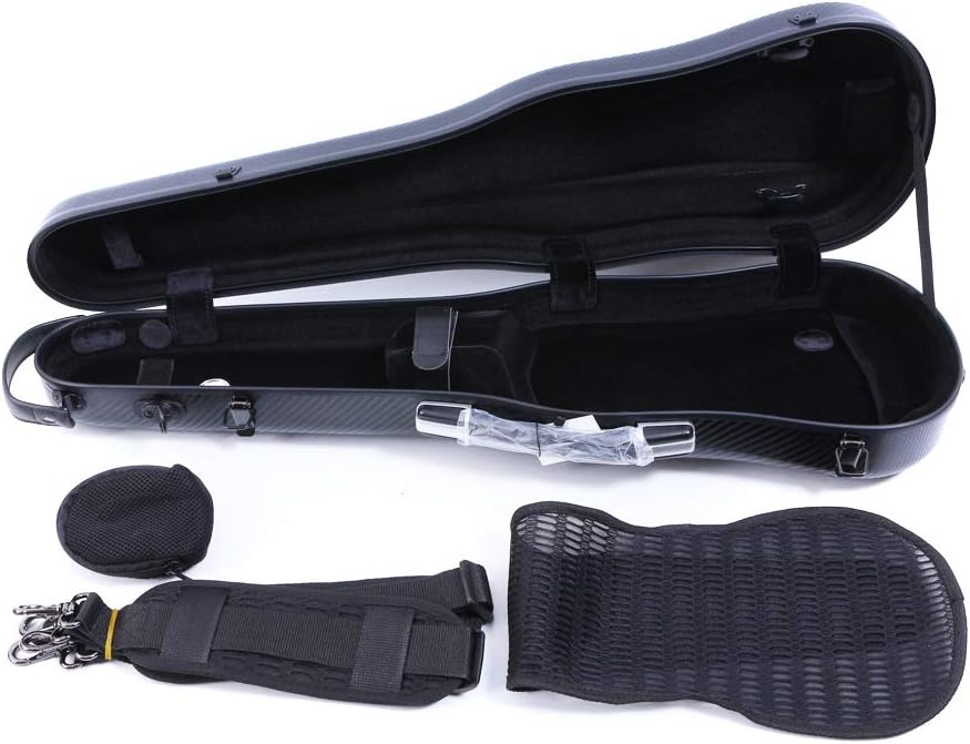 yinfente Triangle 1.95kg Violin Case 4/4 Full size Carbon Fiber Strong Bag 150kg Pressure... image
