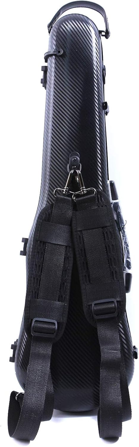 yinfente Triangle 1.95kg Violin Case 4/4 Full size Carbon Fiber Strong Bag 150kg Pressure... image