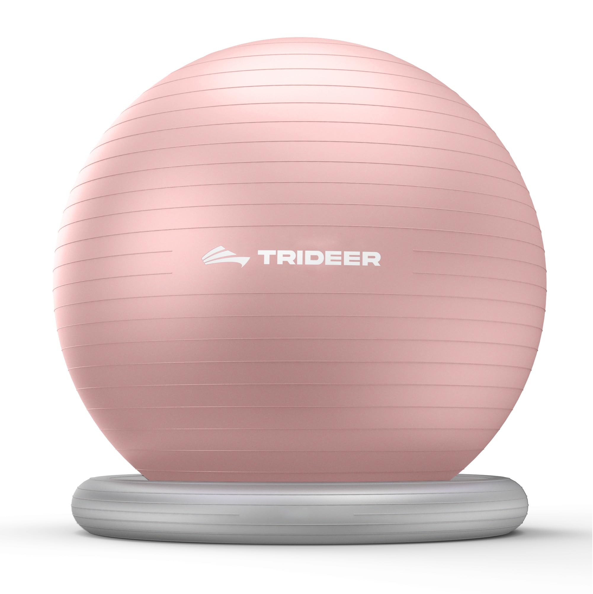 YOTTOY Exercise Ball Chair with Base,Yoga Ball Chair for Home Office Desk, Stability Ball &... image