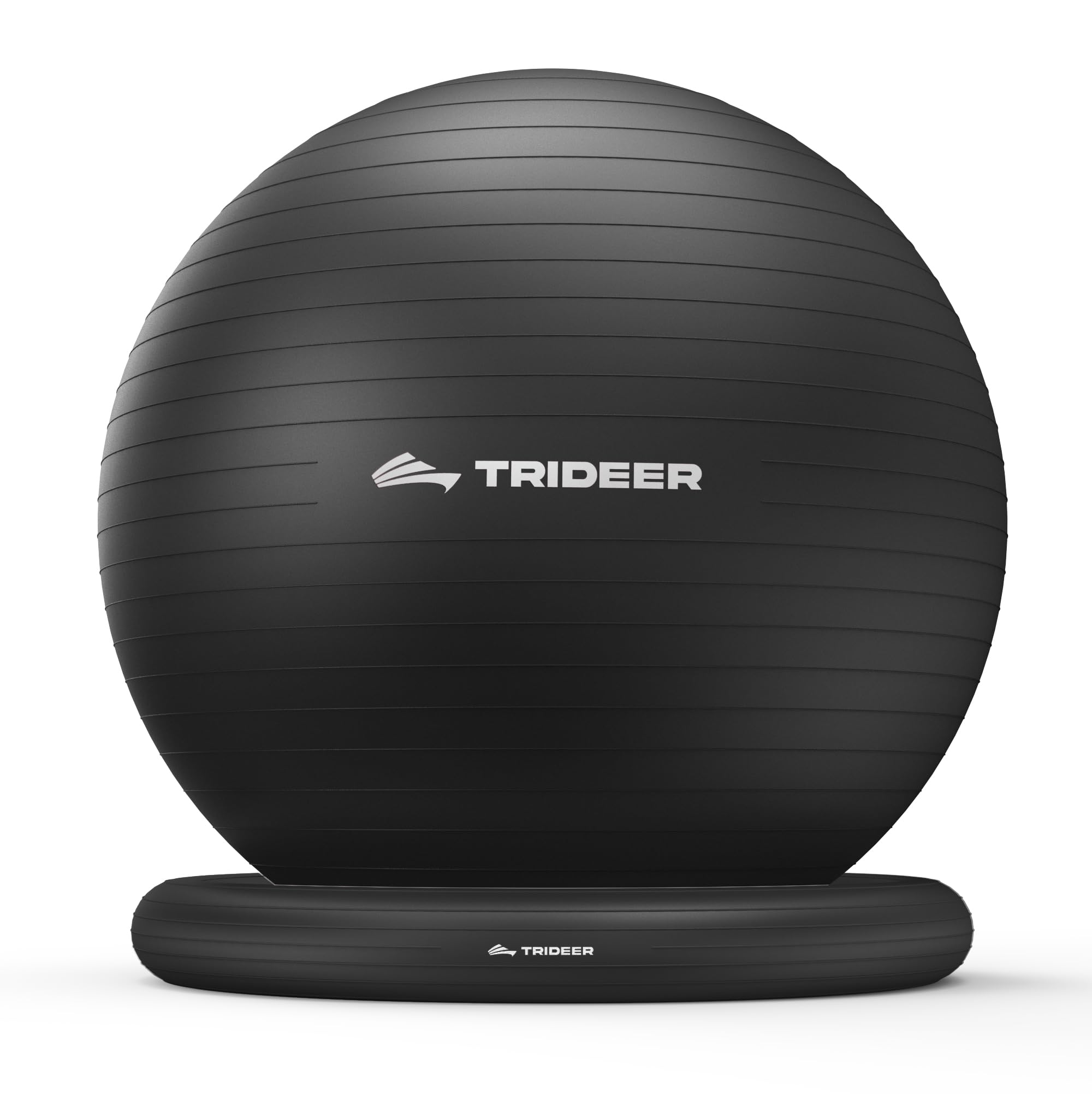 YOTTOY Exercise Ball Chair with Base,Yoga Ball Chair for Home Office Desk, Stability Ball &... image