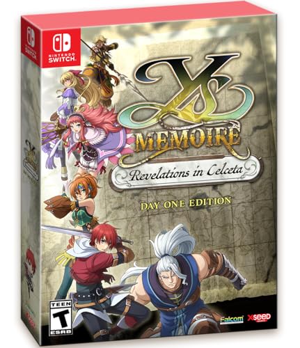 Ys Memoire: Revelations in Celceta - DAY ONE EDITION - Nintendo Switch 4.8 4.8 out of 5...