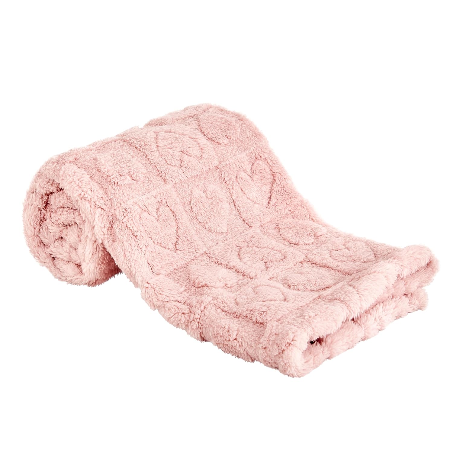 Yurhap Fleece Baby Blanket Heart Checkered Blanket, Ultra Soft Cozy Baby Blankets for Girls...