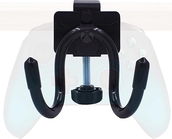 YYST Desk Mount Game Controller Holder Clamp On Hanger Holder Storage Rack Compatible with...