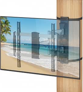 ZeboZap 37"–70" TVs | Outdoor Full Motion Dual Arm TV Mount Fits Pillars & Poles...