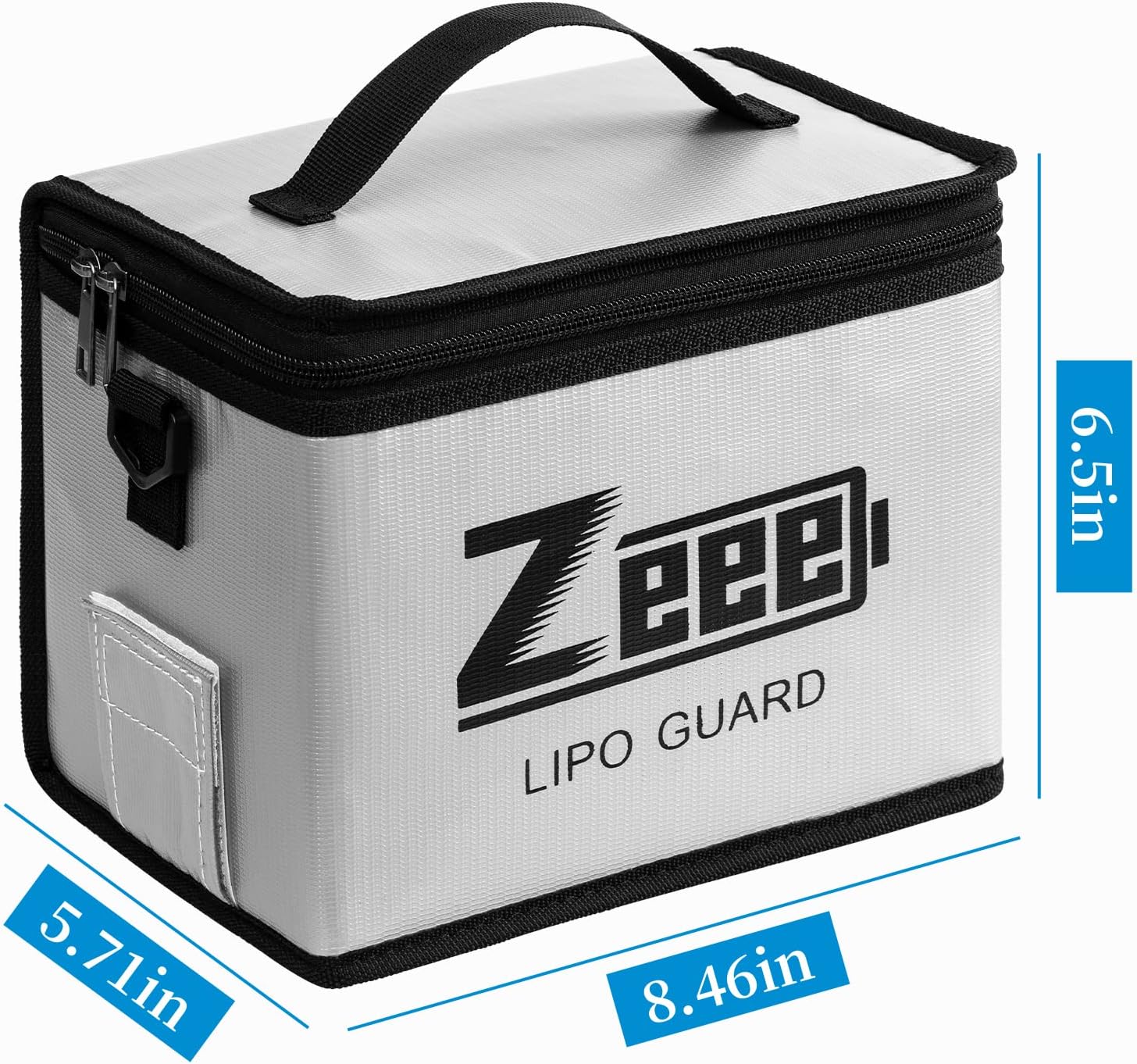 Zeee Fireproof Explosionproof Large Capacity Battery Storage Guard Pouch for Lipo Charge &...