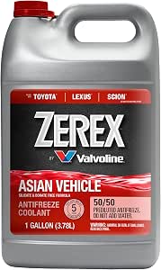 Zerex Asian Vehicle Red Silicate and Borate Free 50/50 Prediluted Ready-to-Use...