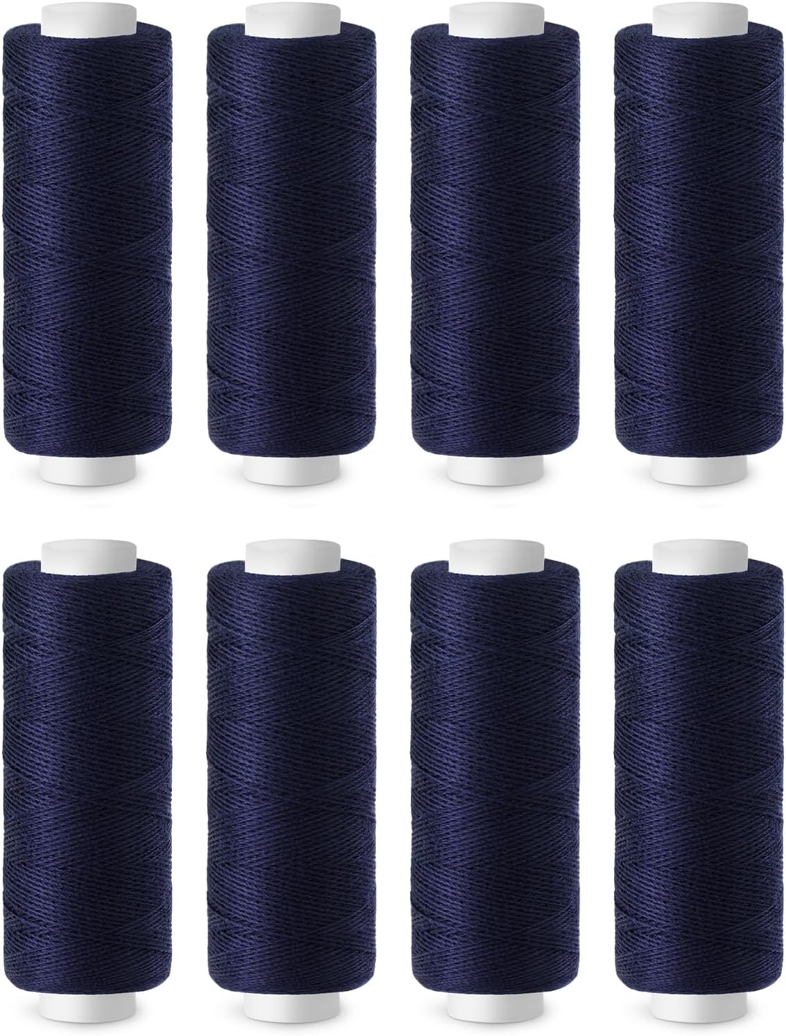 ZMAAGG Navy Blue Thread for Sewing, Polyester Sewing Thread, 8 Rolls 200 Yards Per Roll All...