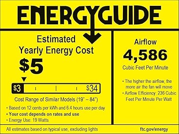 ZMISHIBO 60" Ceiling Fans with Lights, Black Modern Ceiling Fan with Remote, Farmhouse... image